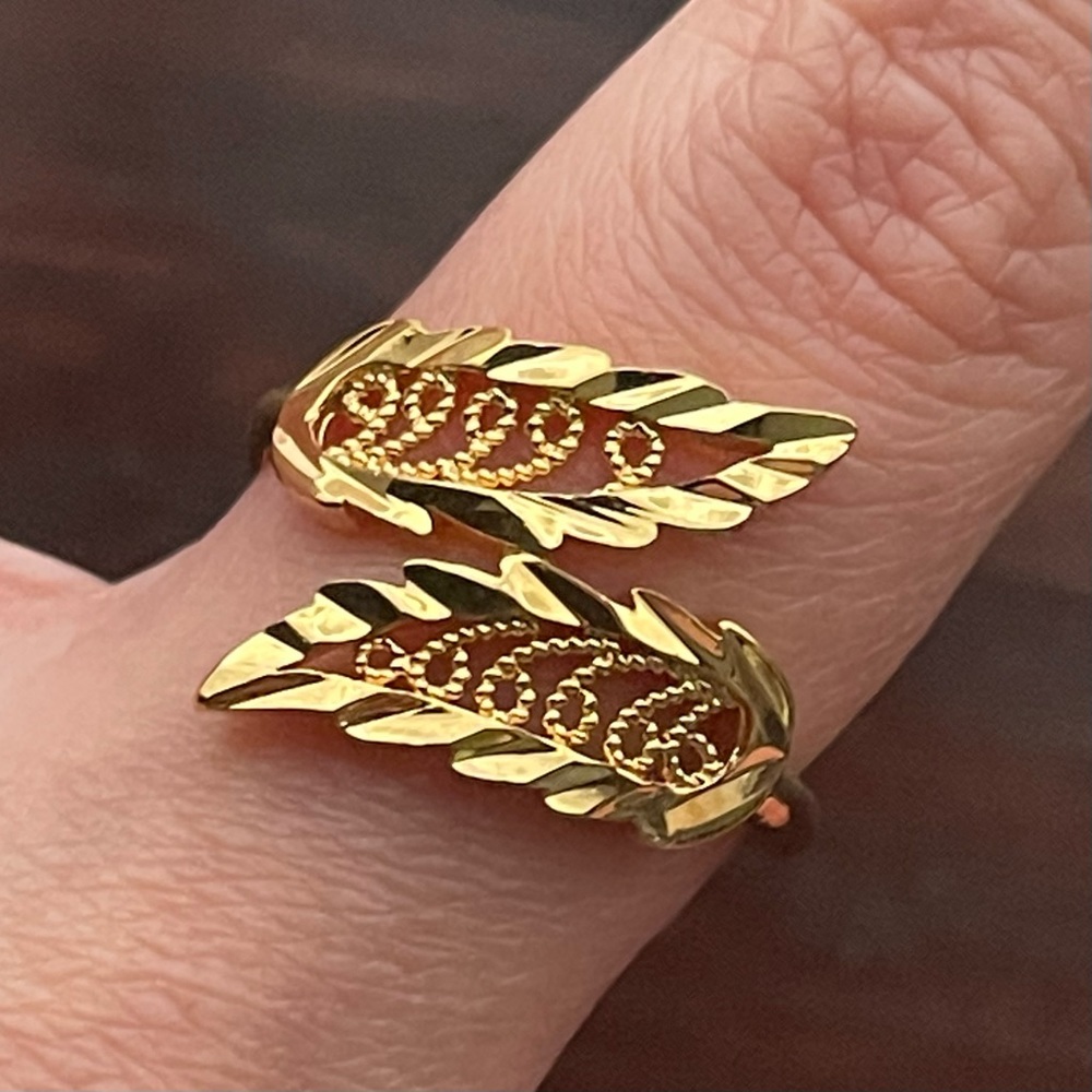 Gold Leaf Ring